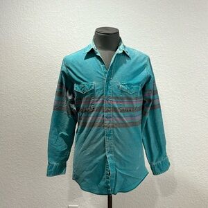 Vintage Wrangler Brushpopper Western Shirt